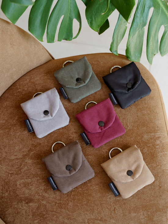 Кейс для AirPods (ключей, мелочей), сливовый