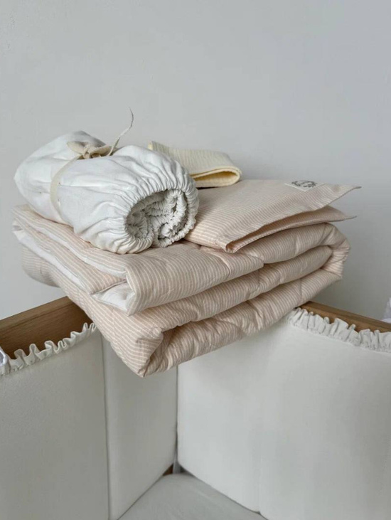 Set Newborn «Бежевая полоска»