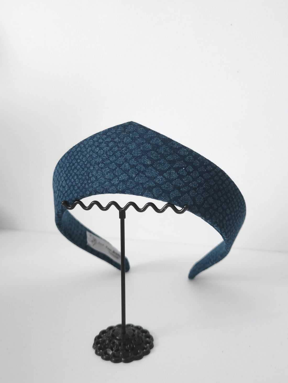 Ободок-кокошник "Джинс питон" - фотография товара