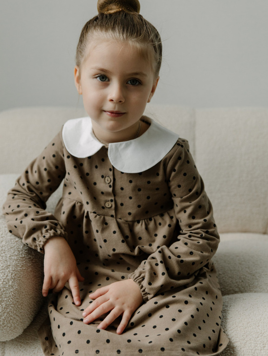 Платье в горошек