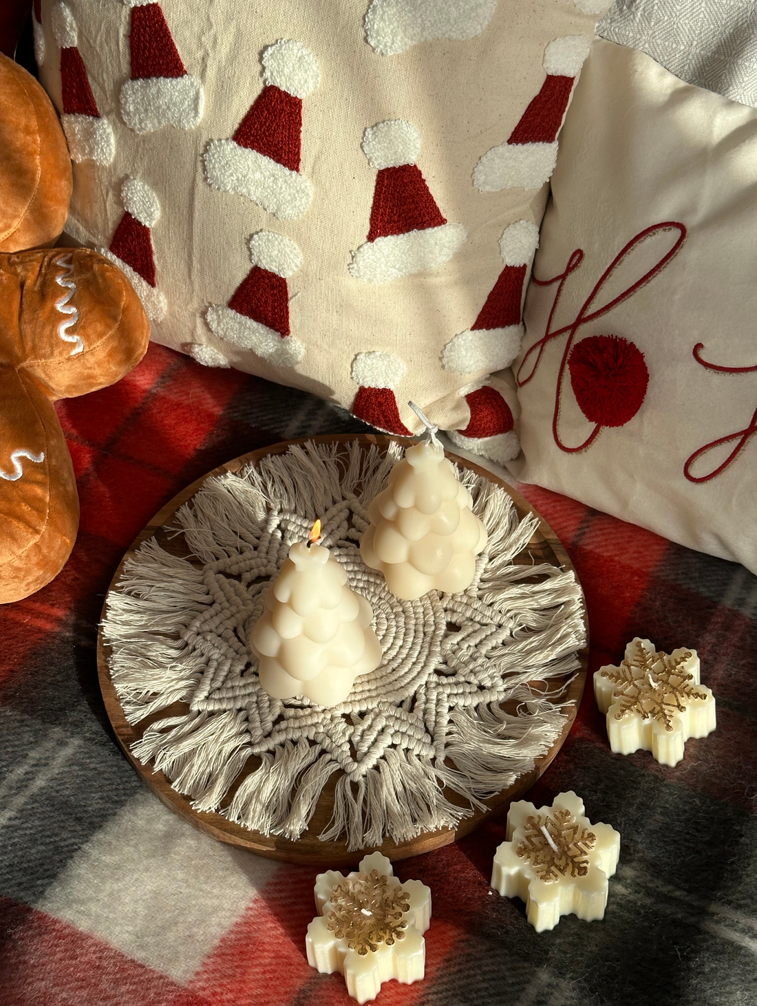 Свеча Новогодняя елка со звездой как из Pinterest - фотография товара