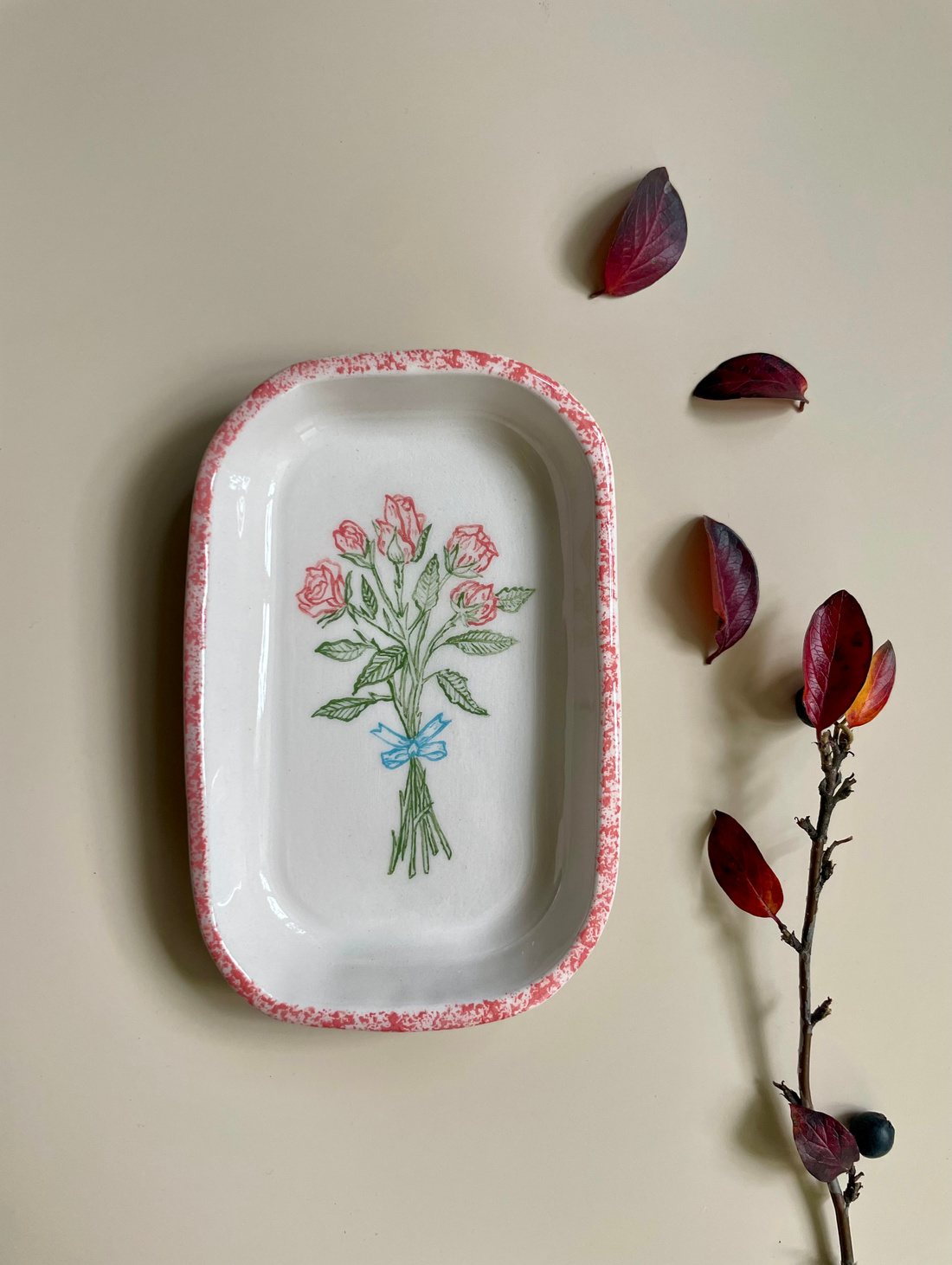 Тарелка "Букет" - фотография товара