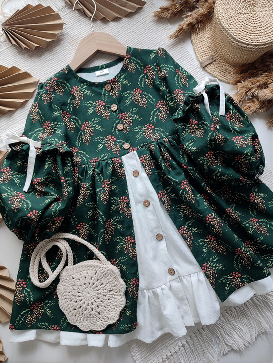 Платье "Тея" новогоднее с шишками