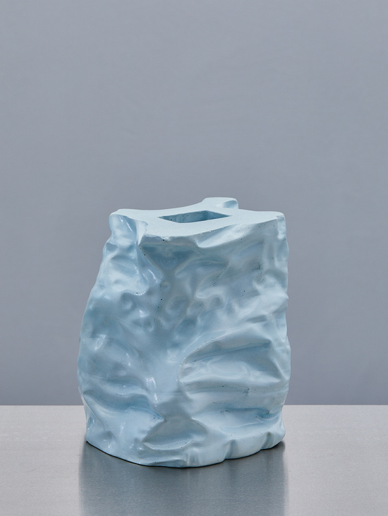 Ваза "Wavy Vase" Голубой