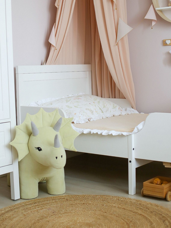 Детский пуфик-игрушка динозавр Трицератопс