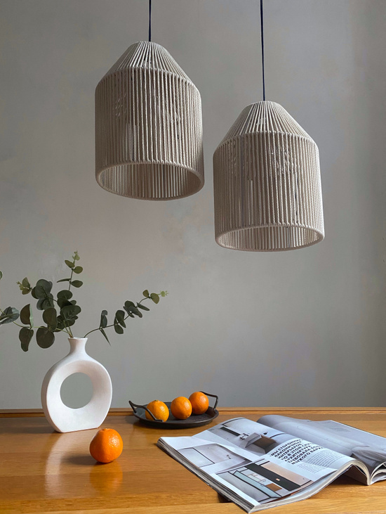 Светильник плетеный «Айвори»