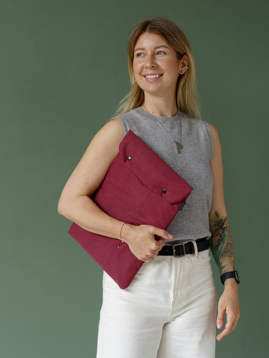 Чехол для MacBook 13/14, сливовый