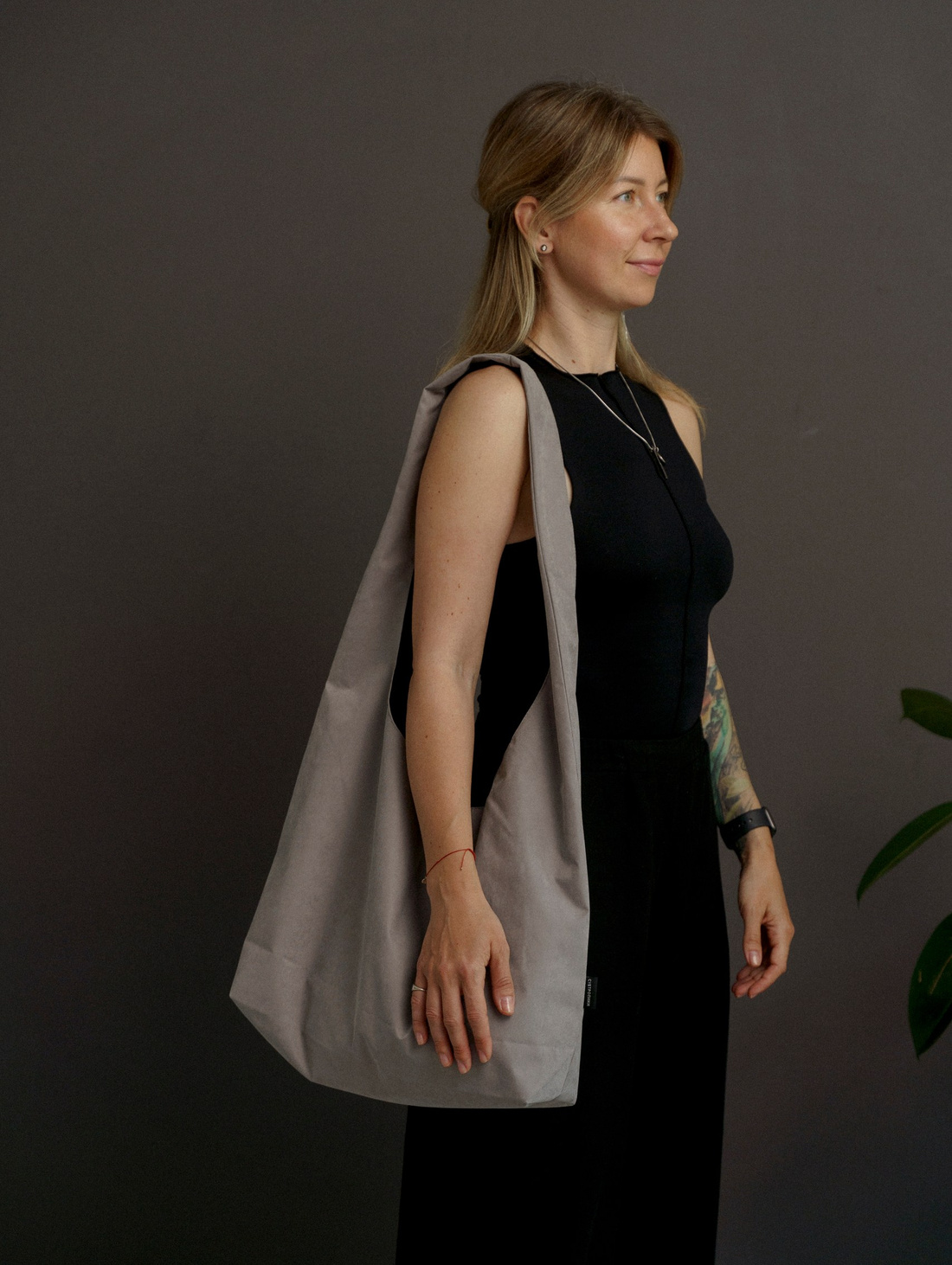 Сумка-шоппер LOKKI, дымчатый - фотография товара