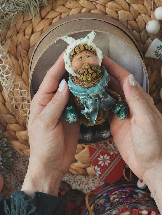 Ёлочная игрушка "Старичок-лесовичок"