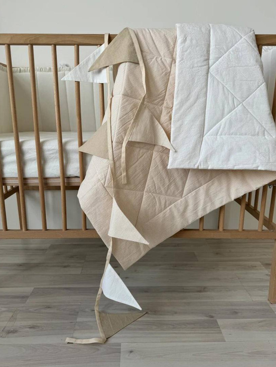 Set Newborn «Бежевая полоска»