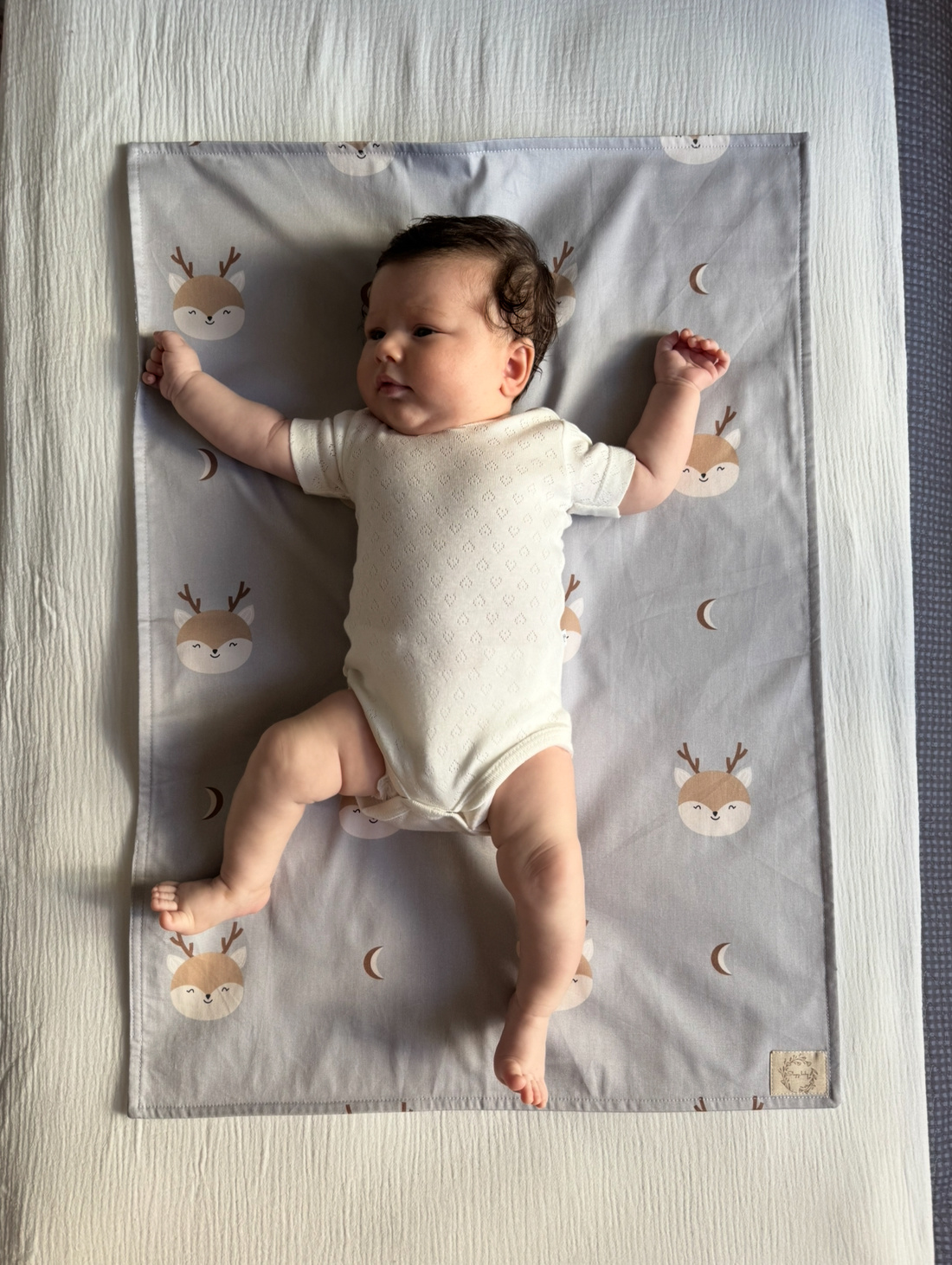 Непромокаемая пеленка "Олень Bo" - фотография товара