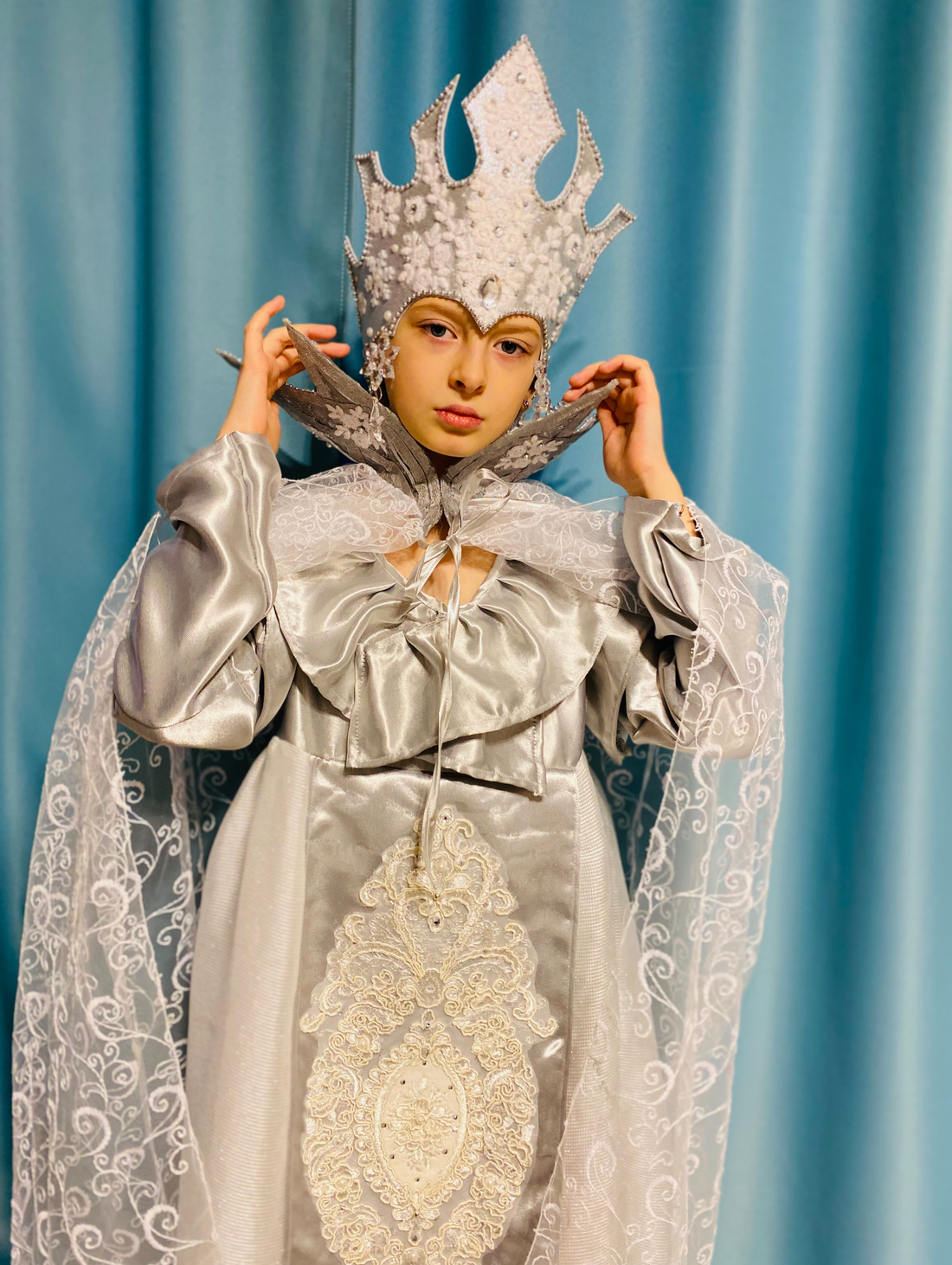 Костюм "Снежная королева" 9-11 лет - фотография товара