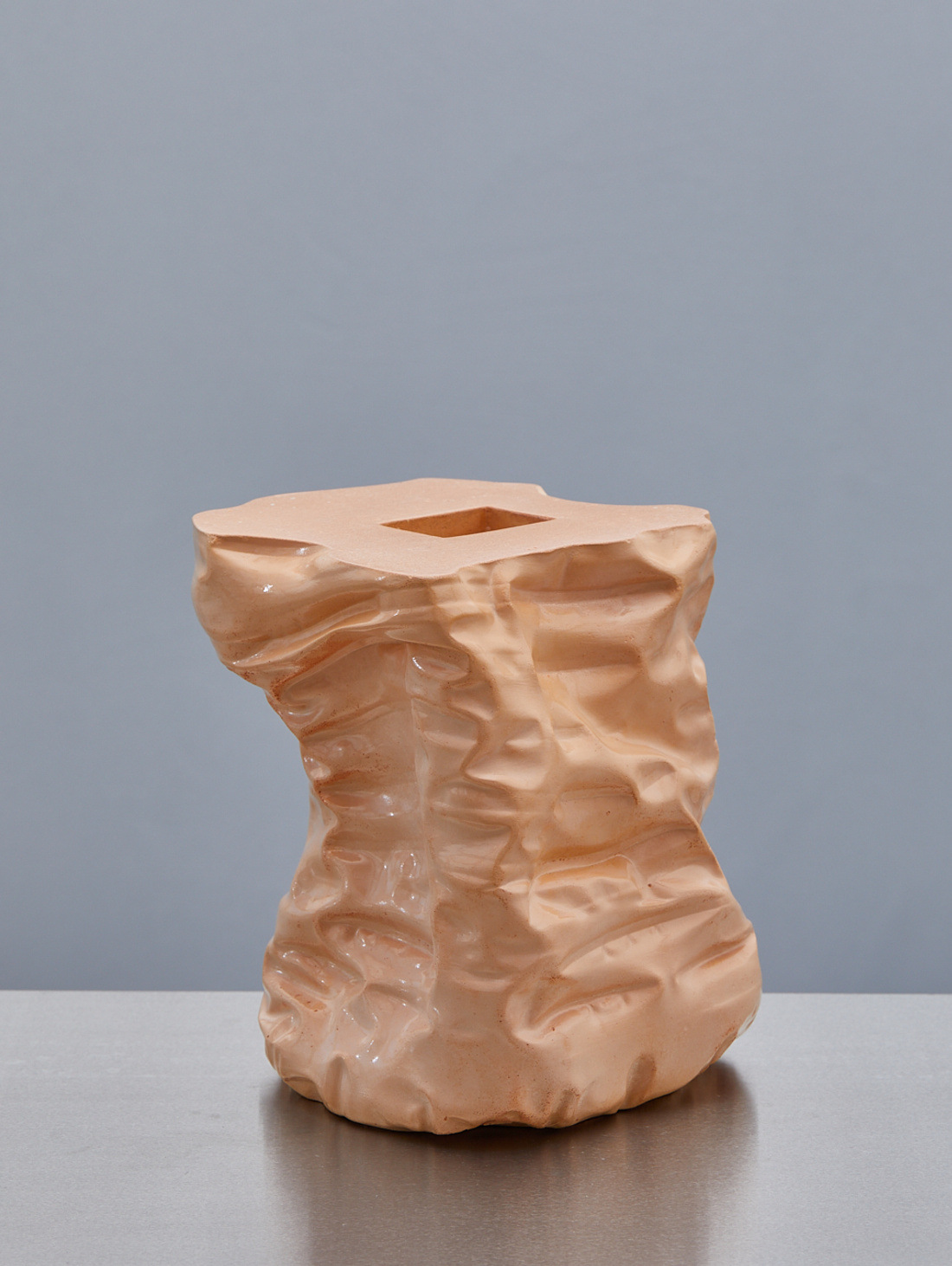 Ваза "Wavy Vase" Оранжевый - фотография товара