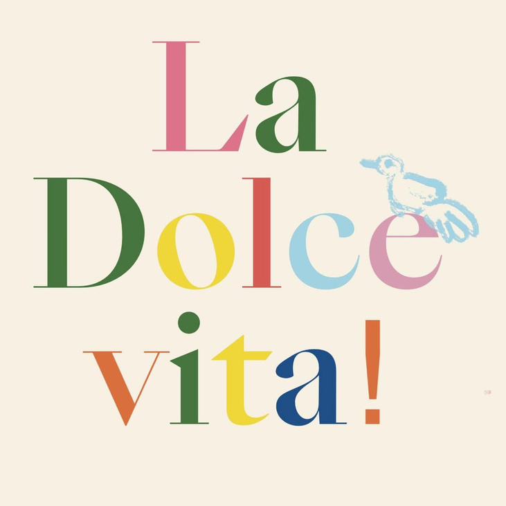 Тиражная графика «La dolce vita!»⁣⁣