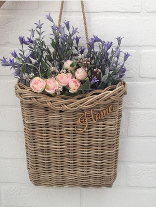 Настенная корзина для цветов, door basket