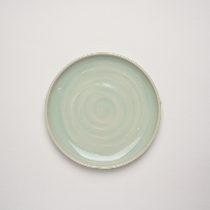 Тарелка Umami несовершенная, бирюзового цвета