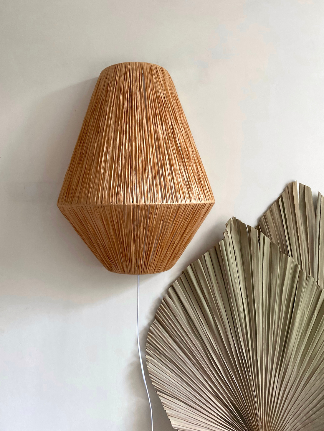 Бра из рафии - фотография товара