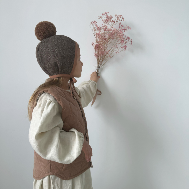 Жилет стеганый «орех»