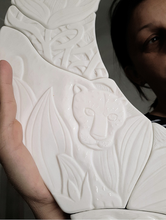 Настенное зеркало "Leopard"