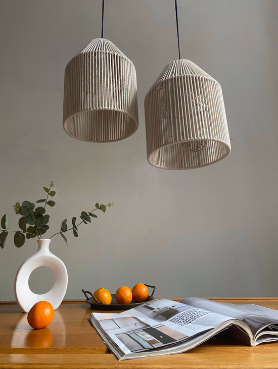 Светильник плетеный «Айвори»