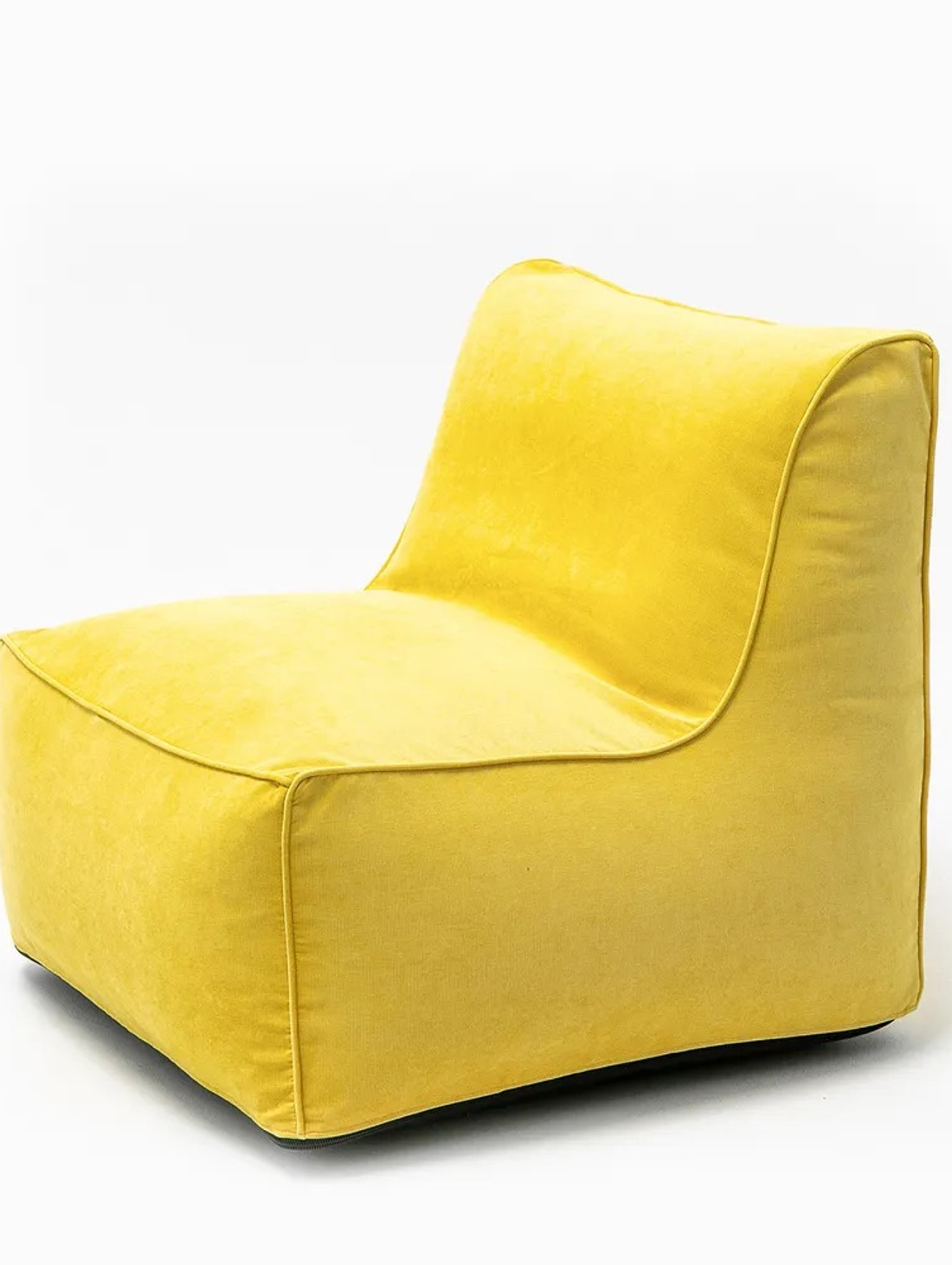 Детское модульное кресло (70х70 см) желтое - фотография товара