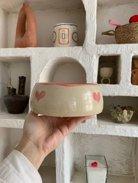 Миска "Сердечки"