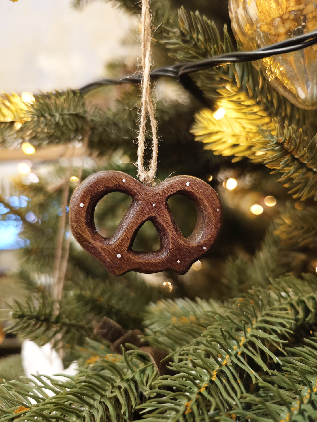 Елочная игрушка " Малый кренделек" - фотография товара