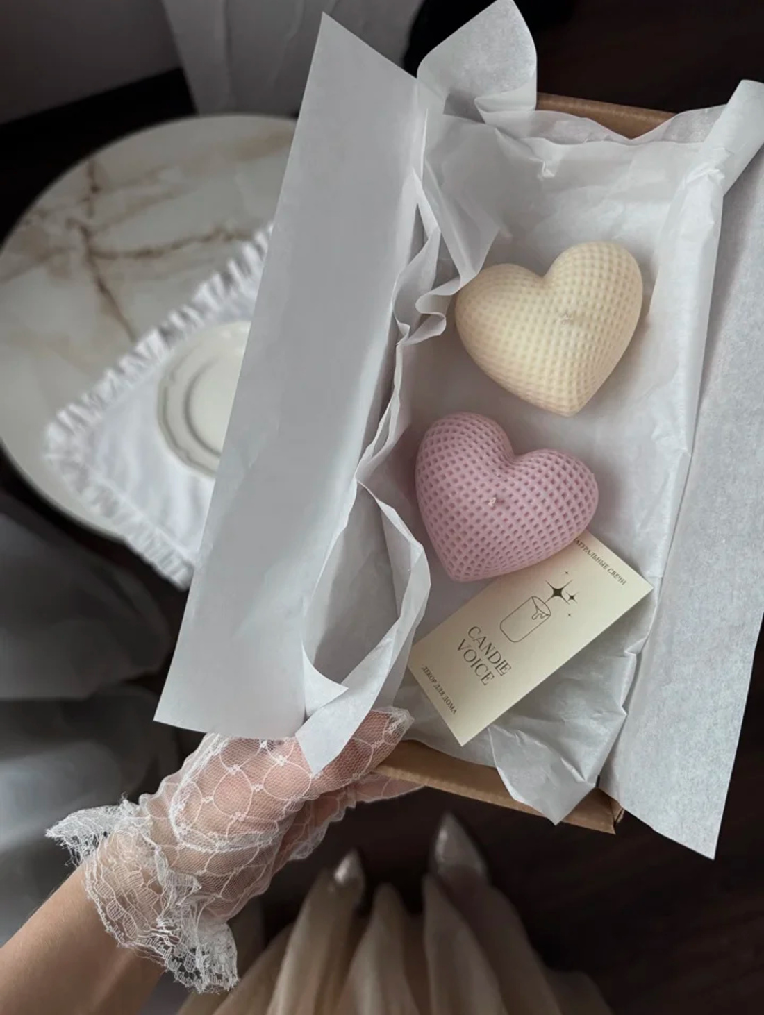 Набор свечей «Valentine's Day» - фотография товара