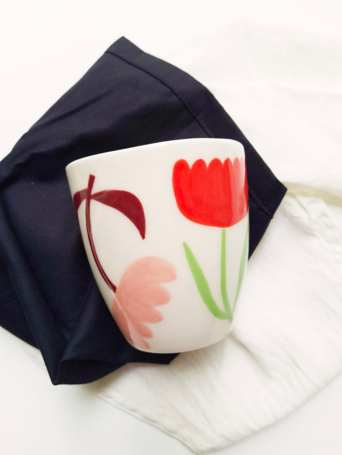 Стакан "Цветы", 400 мл. - фотография товара