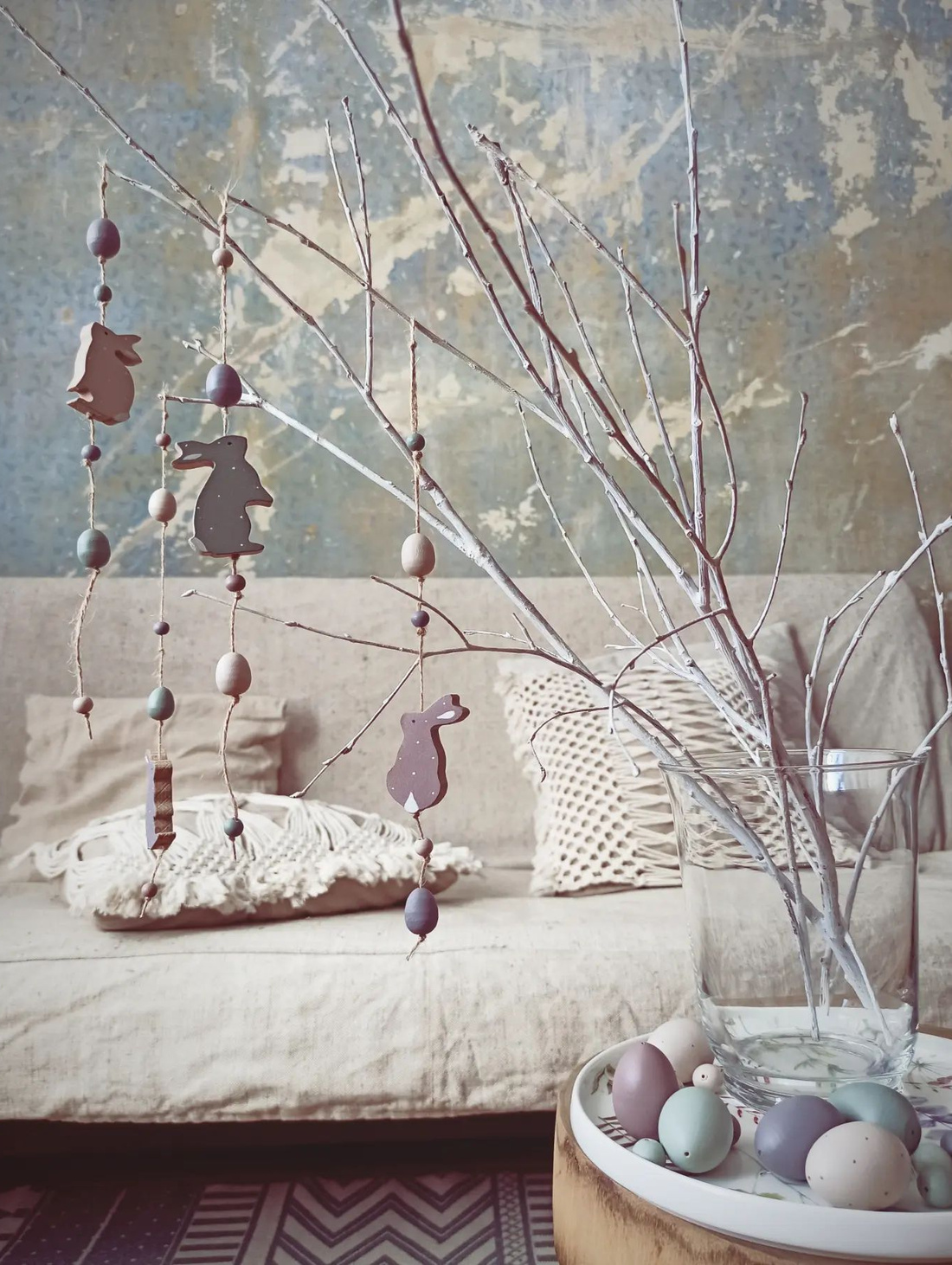 Подвесы для весеннего декора "Зайцы" - фотография товара