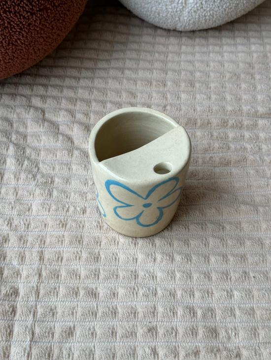 Кружка "Цветочки" под трубочку