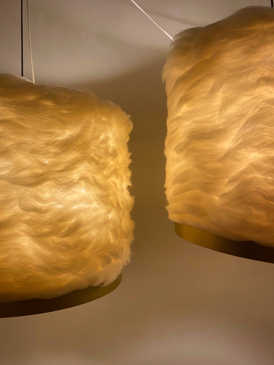 Светильник мягкий из шерсти мериноса