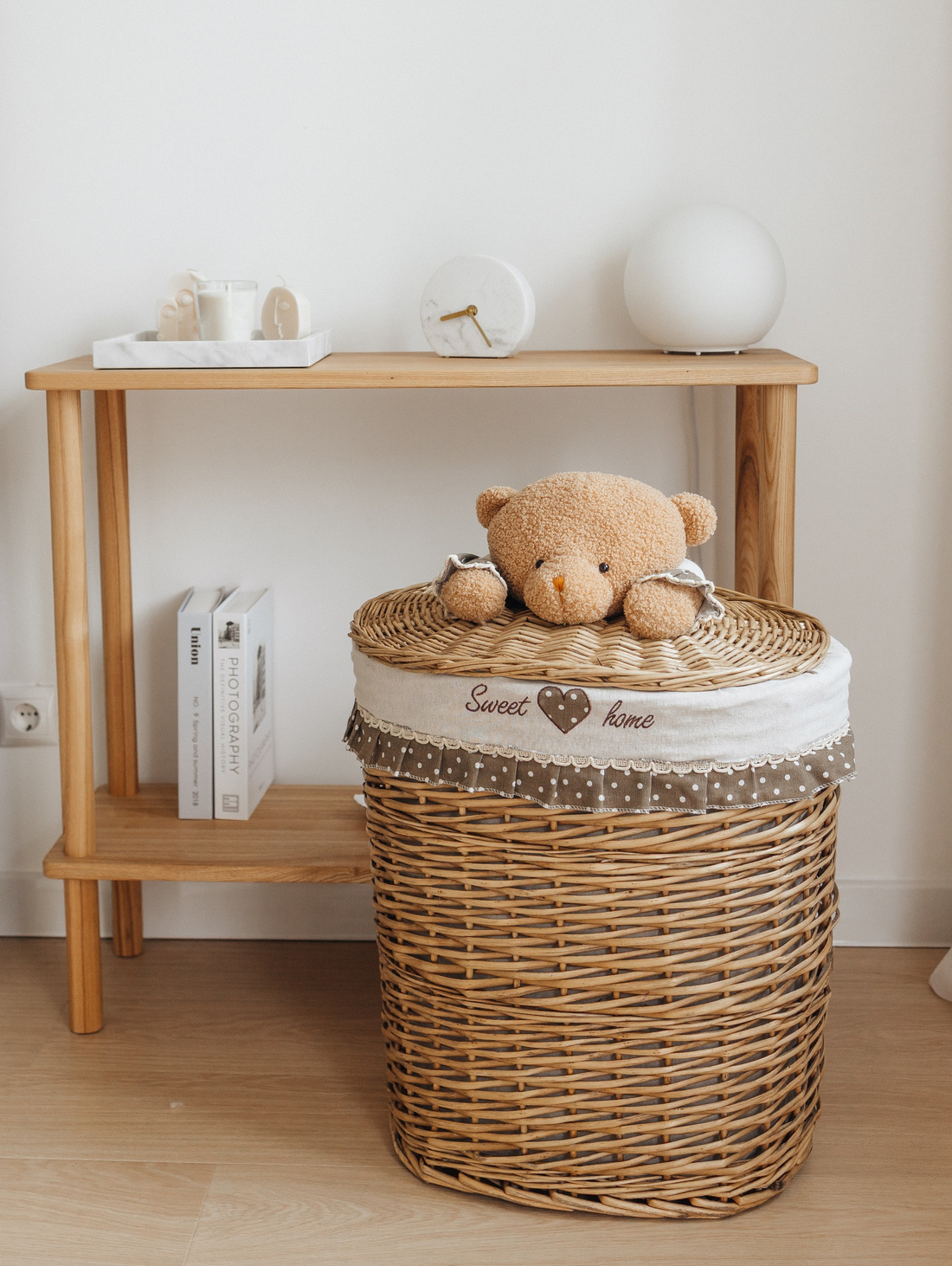 Корзина для белья и игрушек в стиле Zara Home, большая, размер L - фотография товара