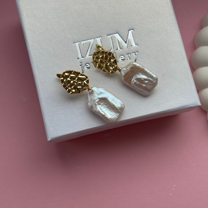 Серьги "Барочный жемчуг"