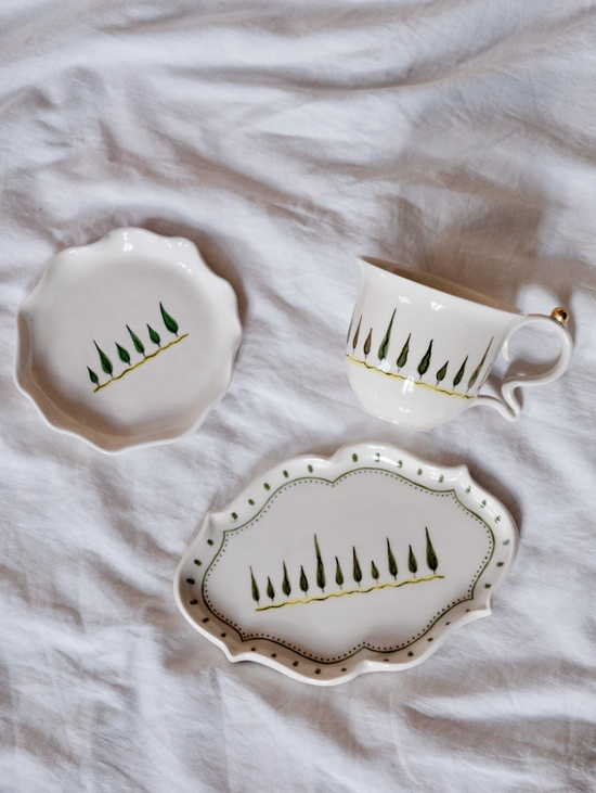 Чашка "Кипарис"