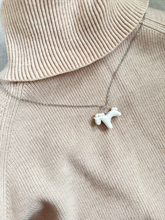 Ожерелье-колье с подвеской "Лошадка"