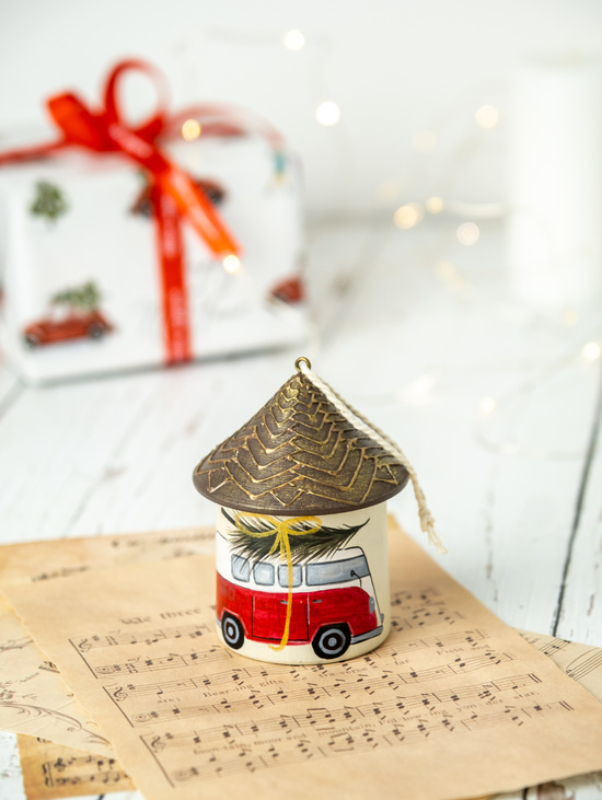 Ёлочная игрушка "Домик" большой