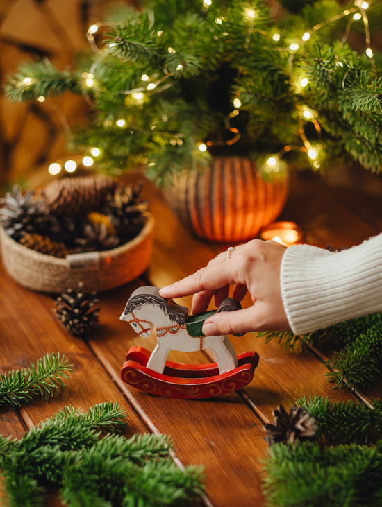 Ёлочная игрушка "Лошадка"