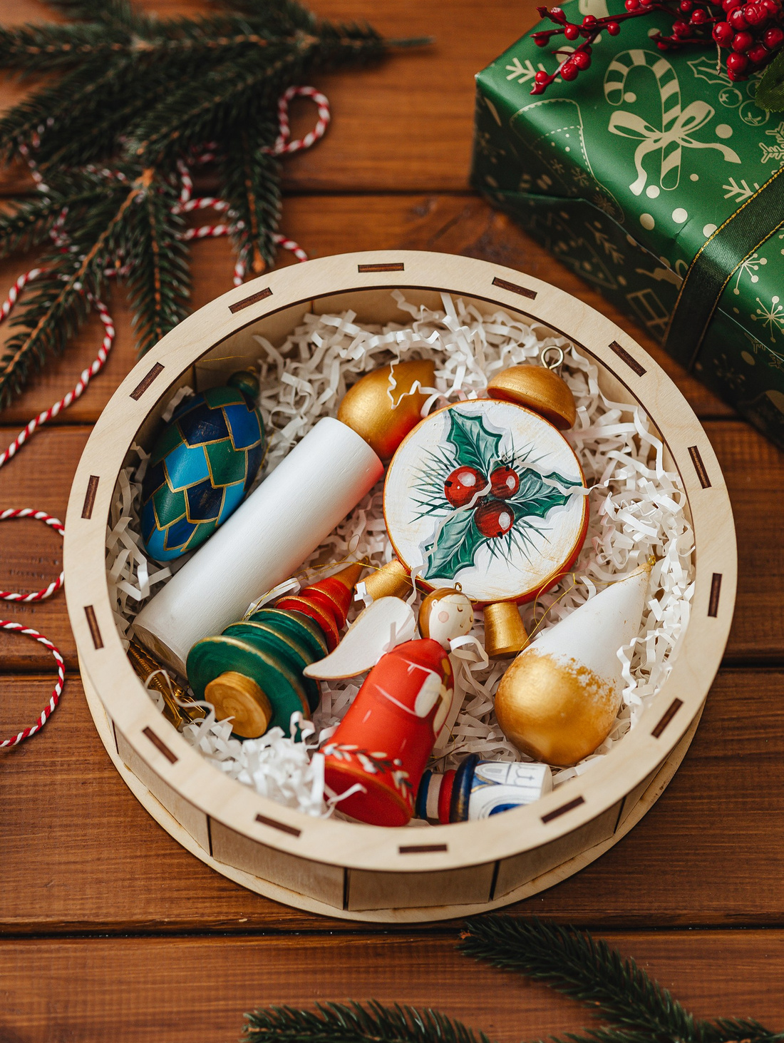 Набор ёлочных игрушек - фотография товара