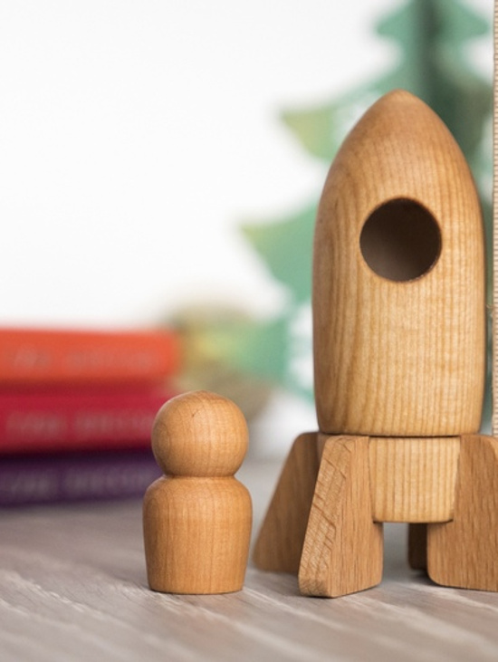 Набор миниатюрных деревянных игрушек (игрушки в кармашек)