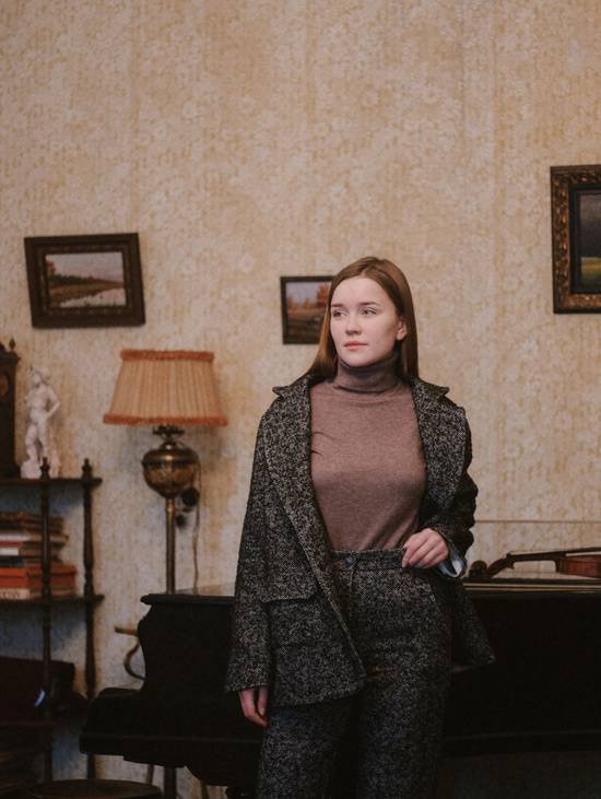 Пиджак «Гольф» в ёлочку