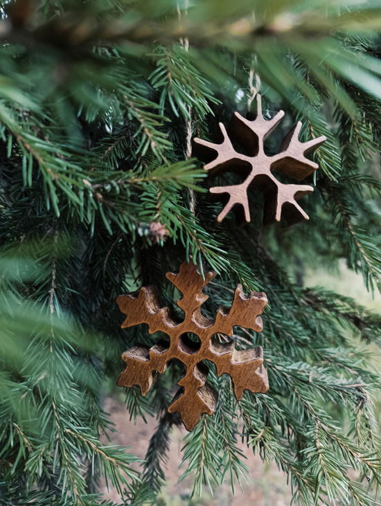 Елочная игрушка "Снежинка 7"