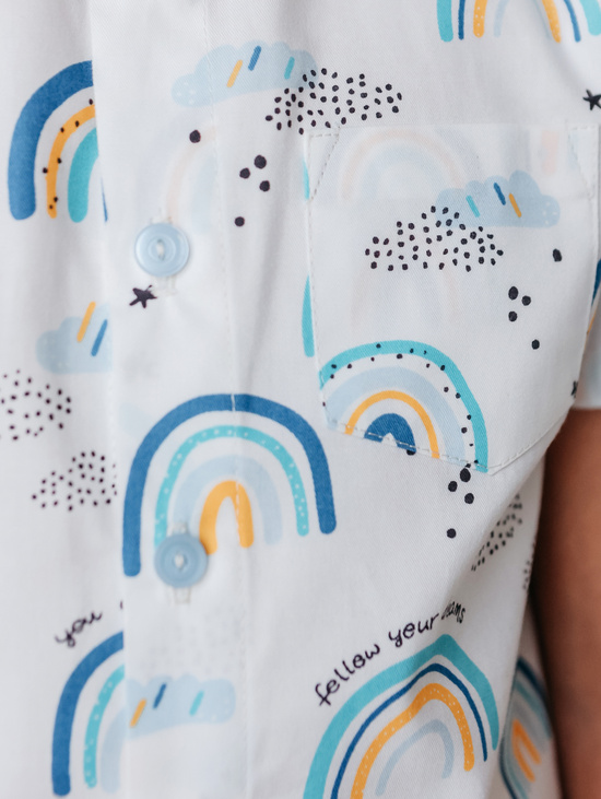 Рубашка для мальчика "Радуга"