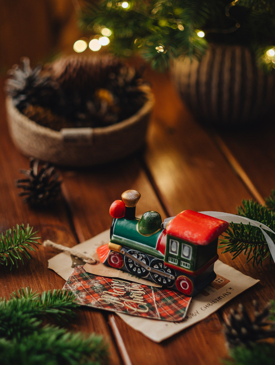 Ёлочная игрушка "Паровоз"