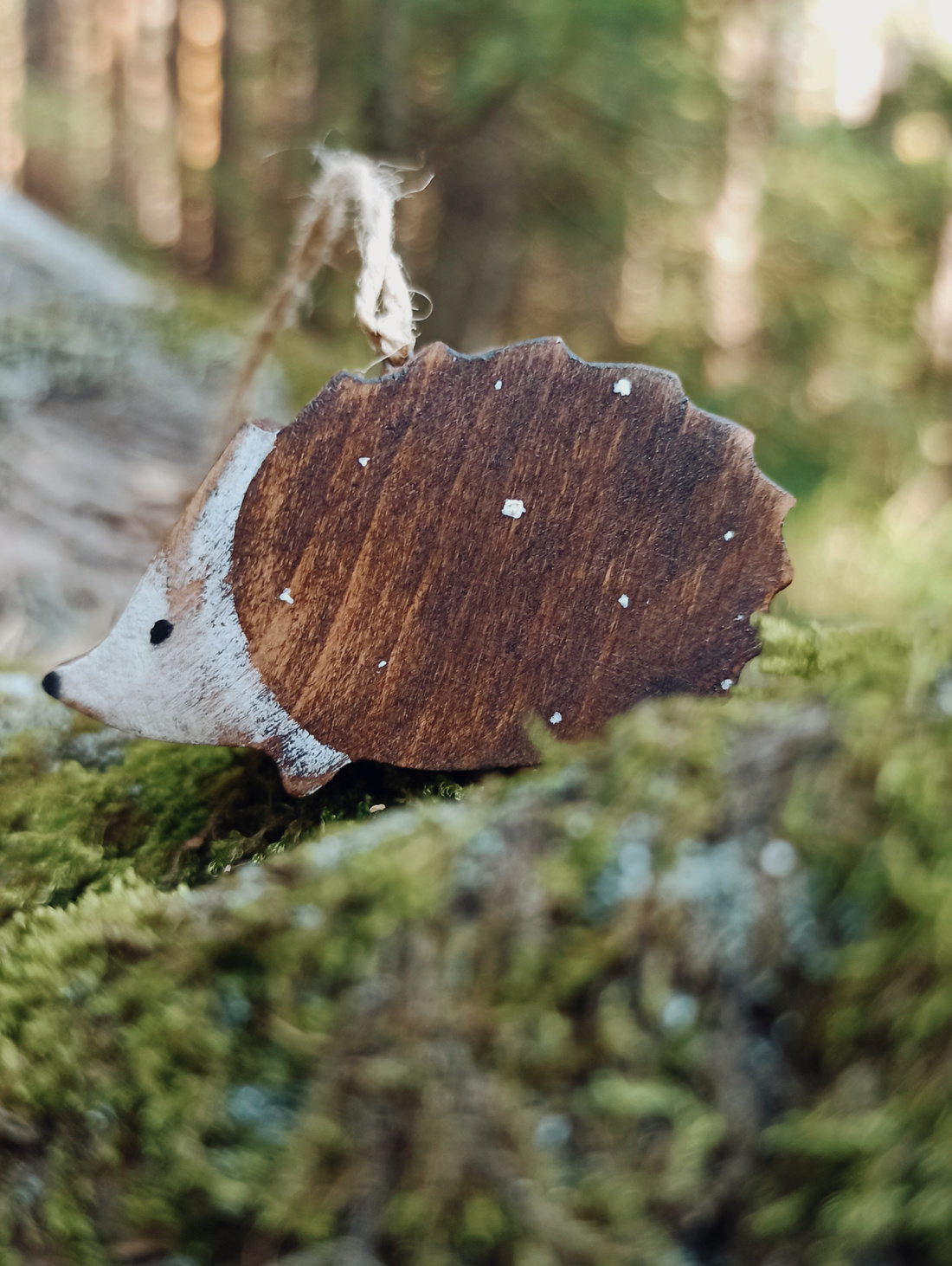 Елочная игрушка "Ежик Мотя" - фотография товара