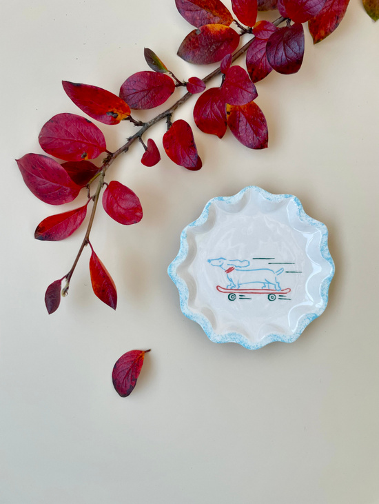 Блюдце для колец «Дерзкий скейтер»