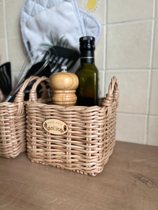 Корзинка квадратная с ручками