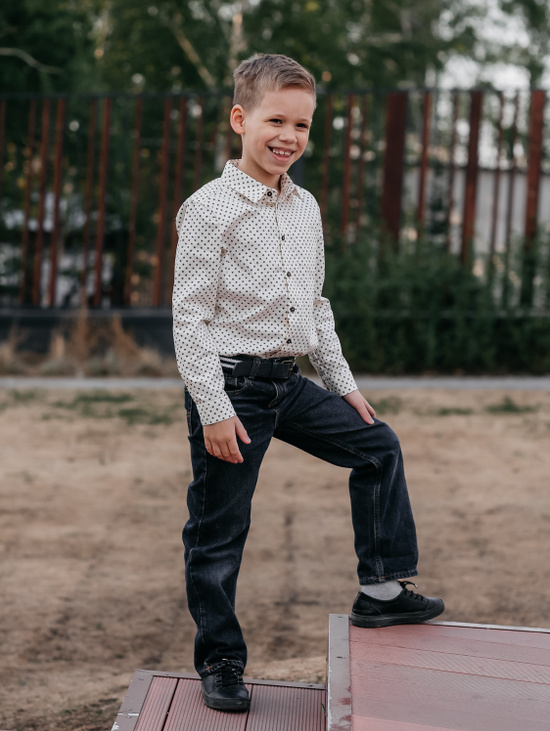 Рубашка для мальчика "Звезды"