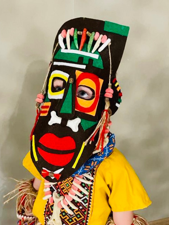 Карнавальный костюм "Папуас индеец" 3-10 лет