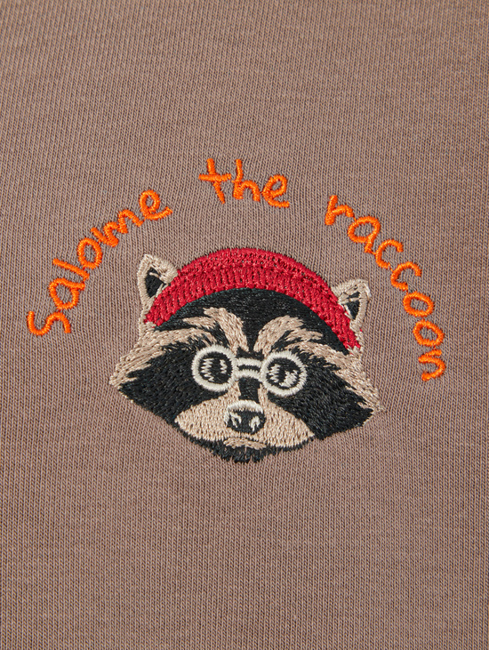 Свитшот SWEATSHIRT LONG SLEEVE RACCOON-WHITE VISON